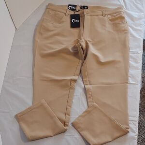 ZYIA Active Tan Slim Fit Pants Size XL